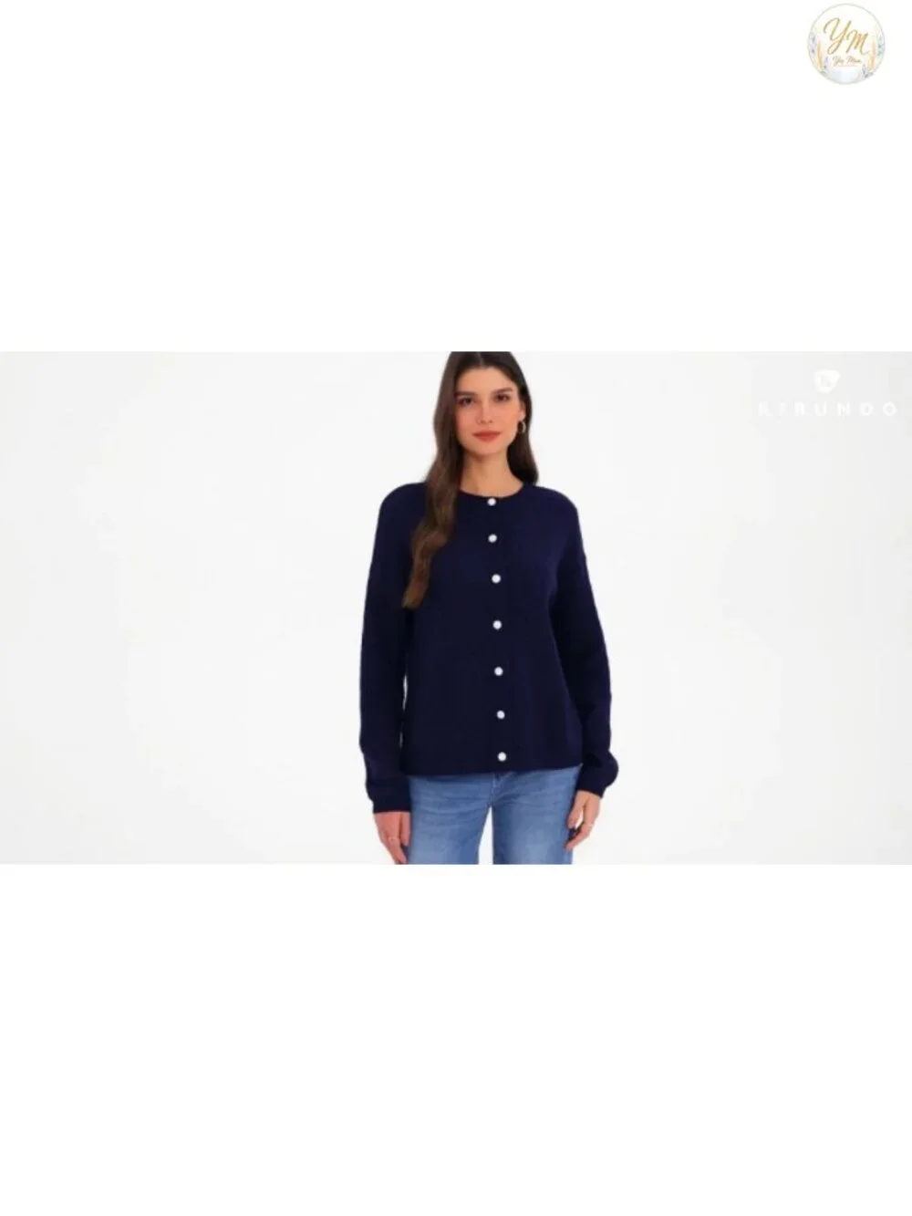 Women's Chunky Knit Cardigan Long Sleeve Button Up Fall Sweater